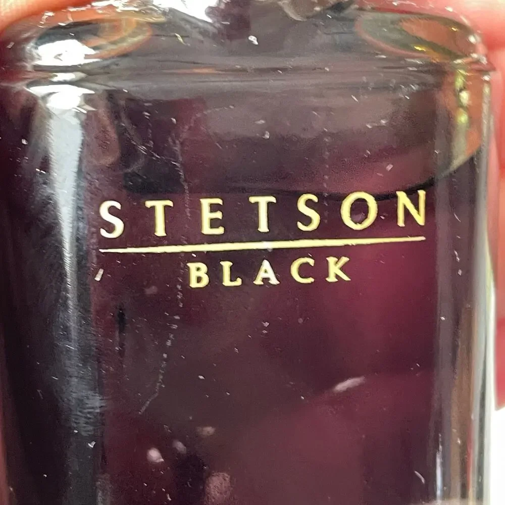 Vintage Stetson Black After Shave 1.5 oz for Men by Coty 90% Full by Coty READ